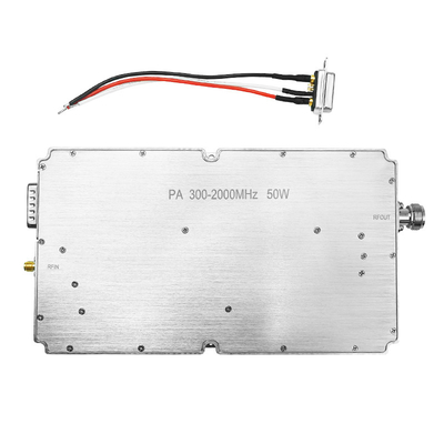 50W 300-2000MHz super wideband PA wieless signal jammer module RF power amplifier anti drone module