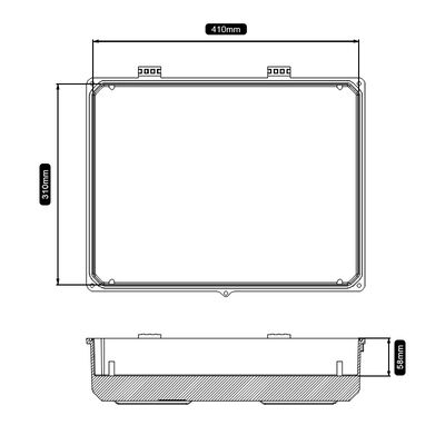 High performance fixed wirelesss drone phone signal jammer signal transmit aluminum box