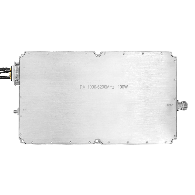 High power 100W band 2000-6200mhz anti drone 53dbm for drone defense equipment