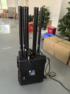 1km çok bantlı Araç cep telefonu bombası dron VHF UHF GPS uzaktan kumandalı karıştırıcı 20-6000MHz VIP koruması