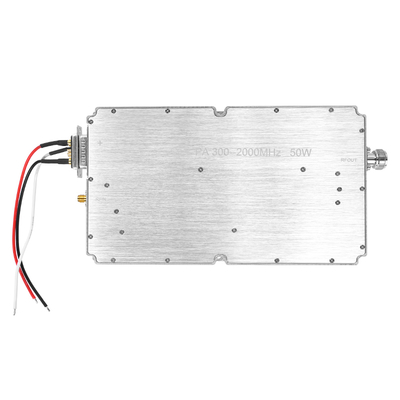 50W 47dbm 300-2000mhz geniş bant güç amplifikatör modülü, iletişim alanı için