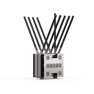1km 10 Kanal 433mhz 868mhz 2.4ghz 5.8ghz drone jammer entegre algılama cihazı