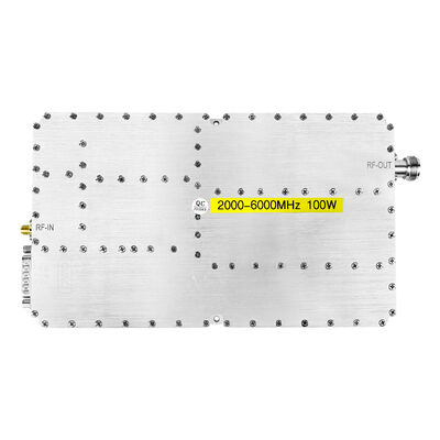Geniş bant 2000-6000MHz 100W GPS Drone FPV UAV sinyal engelleyici RF güç amplifikatörü