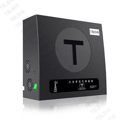 2G / 3G / 4G / 5G 5.0kg Ağırlık için Siyah Yüksek Güçlü Cep Telefonu Jammer