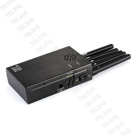 GPS / 2G / 3G / 4G için Hafif Taşınabilir Cep Telefonu Sinyal Karıştırıcı 5 Anten