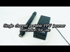 Hava güvenliğini korumak için 1km 700-1020 MHz frekanslı tek bantlı taşınabilir el FPV engelleyici